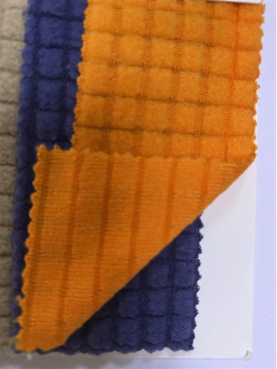 DG-LXF  提花格子搖粒絨  210g/m² 細節-7